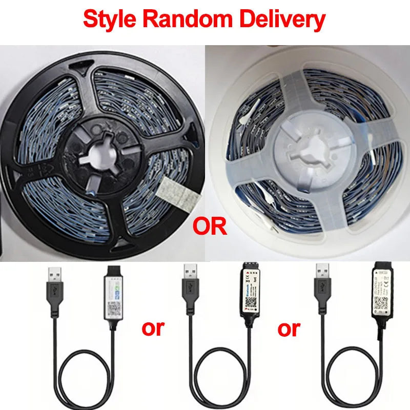 Bluetooth LED Strip Lights – App & Remote Control, SMD 5050, TV Backlight & Room Decor (1M–5M)