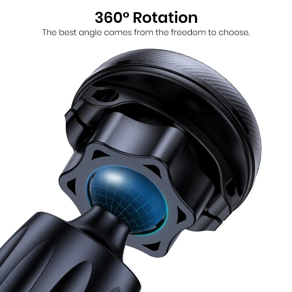 Magnetic Car Phone Mount – Air Vent Holder with 6 N52 Magnets, 360° Rotation, Universal Fit
