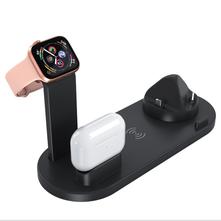 3-in-1 Wireless Charging Station with 360° Rotating Cradle
