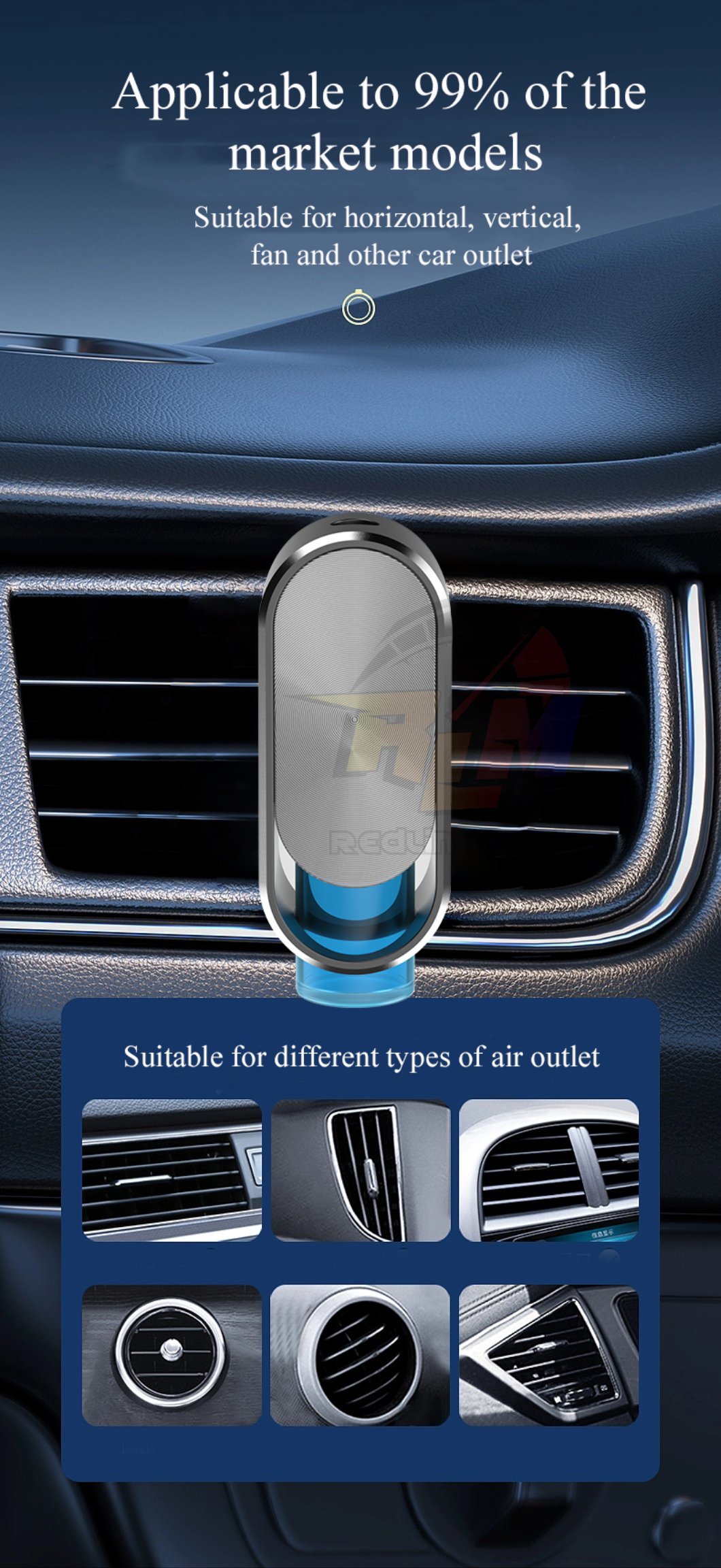 Smart Wireless Car Aroma Diffuser