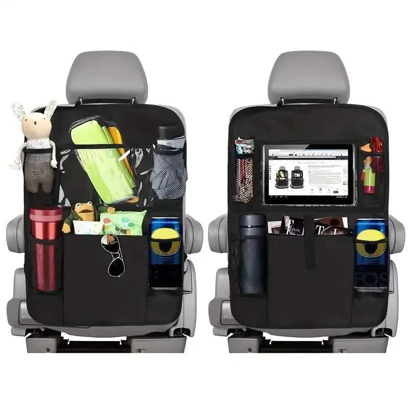 Car Backseat Organizer with Tablet Holder – 2 Pack
