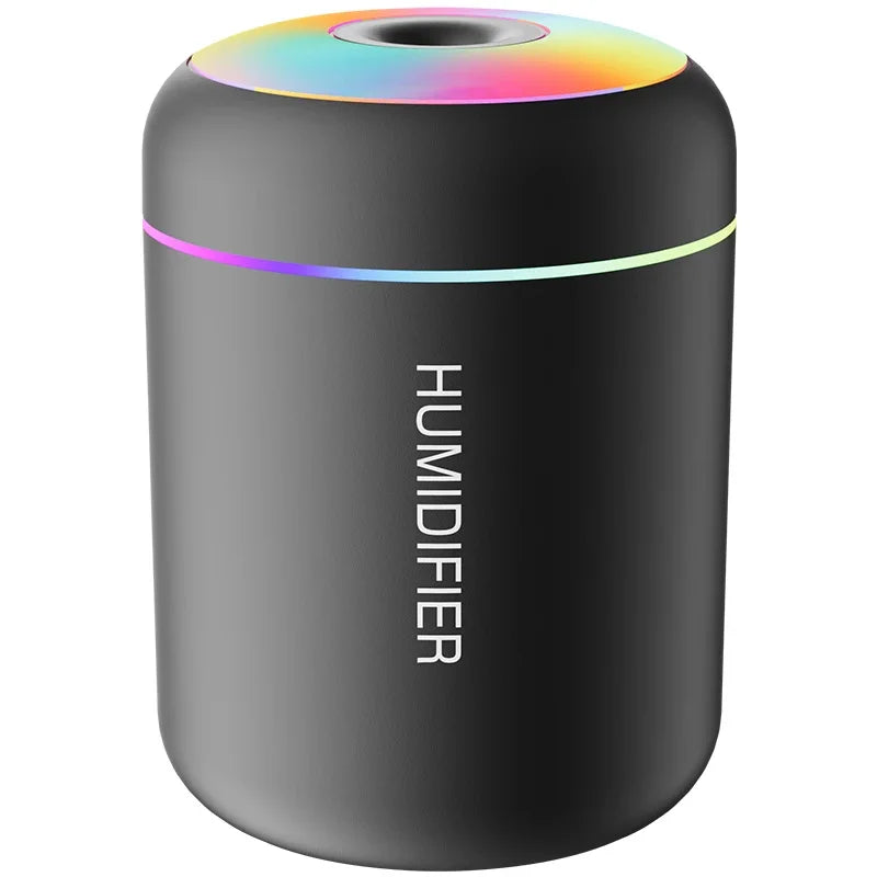 Mini Air Humidifier & Aroma Diffuser — USB, 180ml, Car & Home