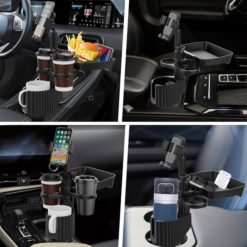 5-in-1 Car Organizer & Cup Holder – Console Tray for SUVs, Trucks & Large Vehicles