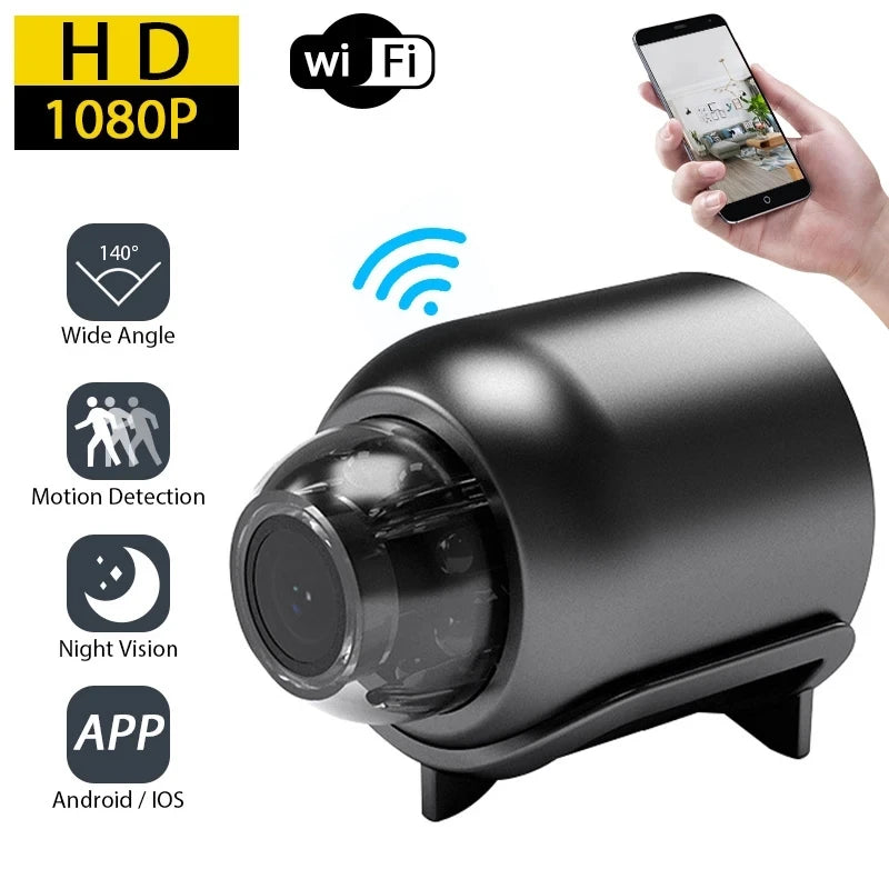 X5 Mini 1080P HD Security Camera – WiFi, Night Vision & Motion Detection