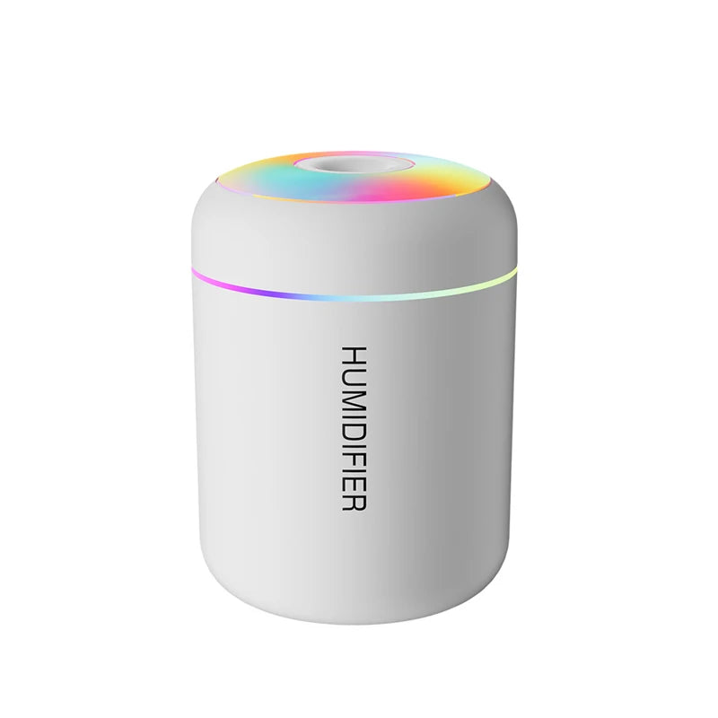 Mini Air Humidifier & Aroma Diffuser — USB, 180ml, Car & Home