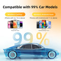 2-in-1 Wireless CarPlay & Android Auto Adapter – Plug & Play Dongle for Wired CarPlay Cars