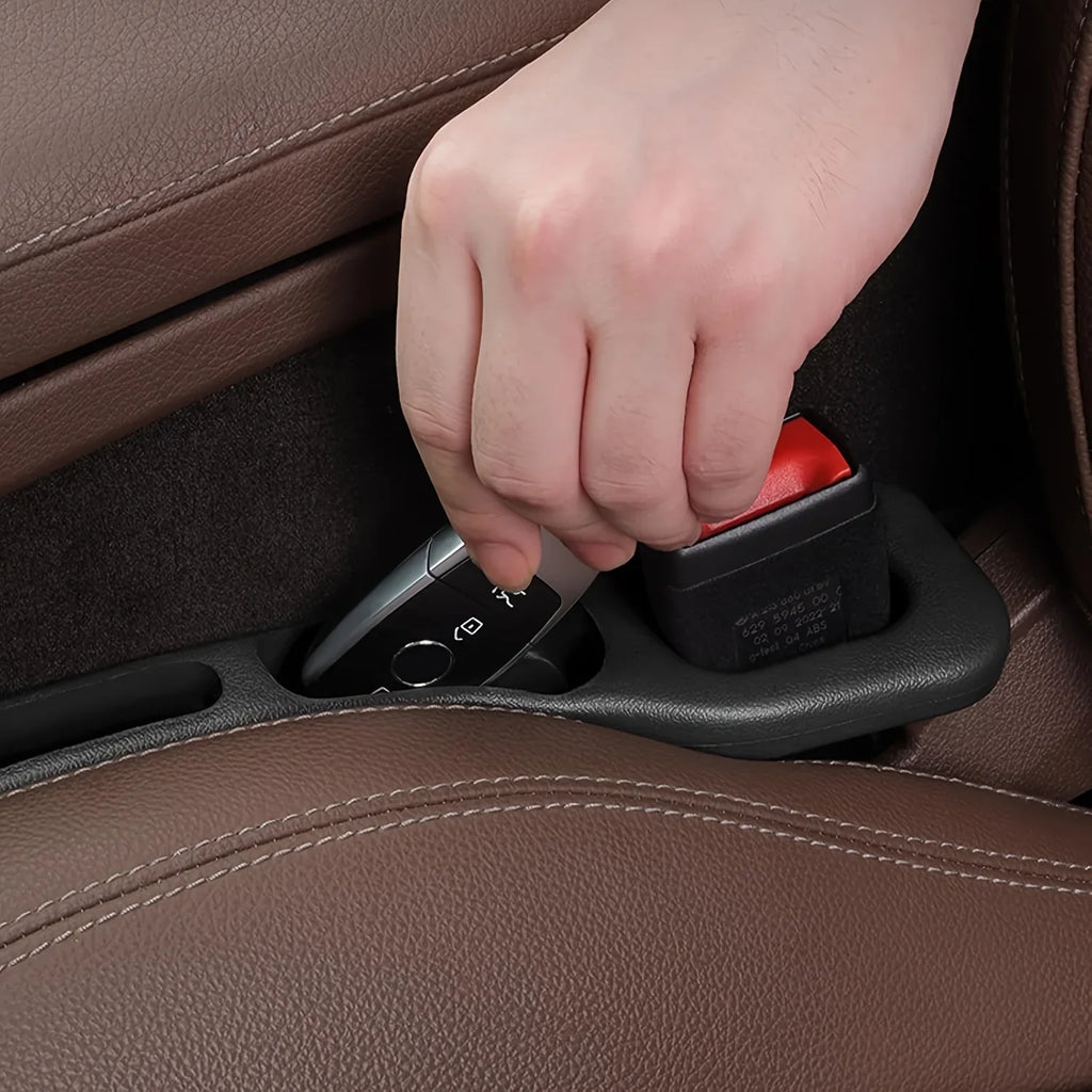 Premium 2-Piece Car Seat Gap Filler Organizer – Stop Lost Items Instantly
