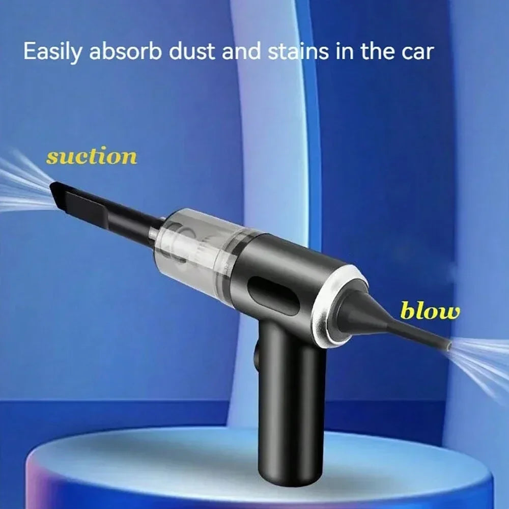 Cordless Handheld Vacuum Cleaner – 120W, 5500Pa Suction, HEPA Filter for Home & Car