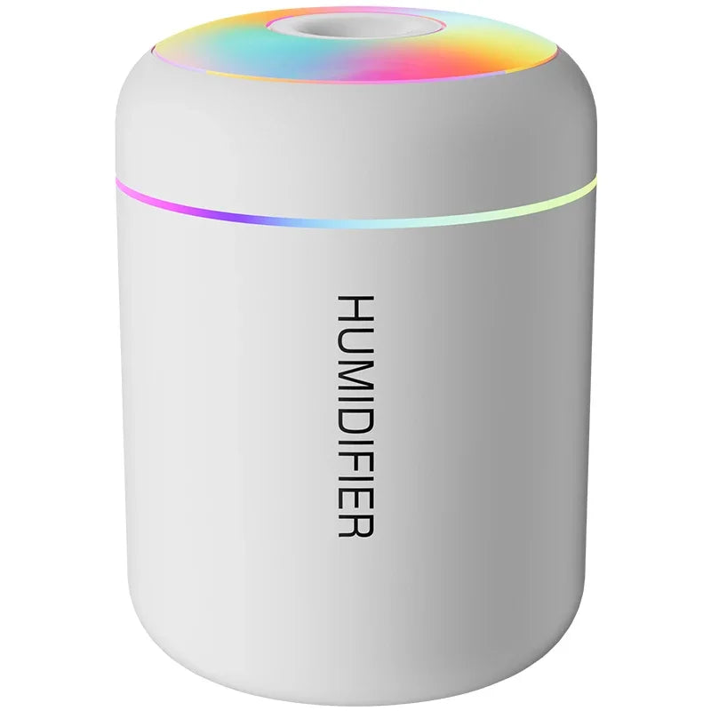 Mini Air Humidifier & Aroma Diffuser — USB, 180ml, Car & Home